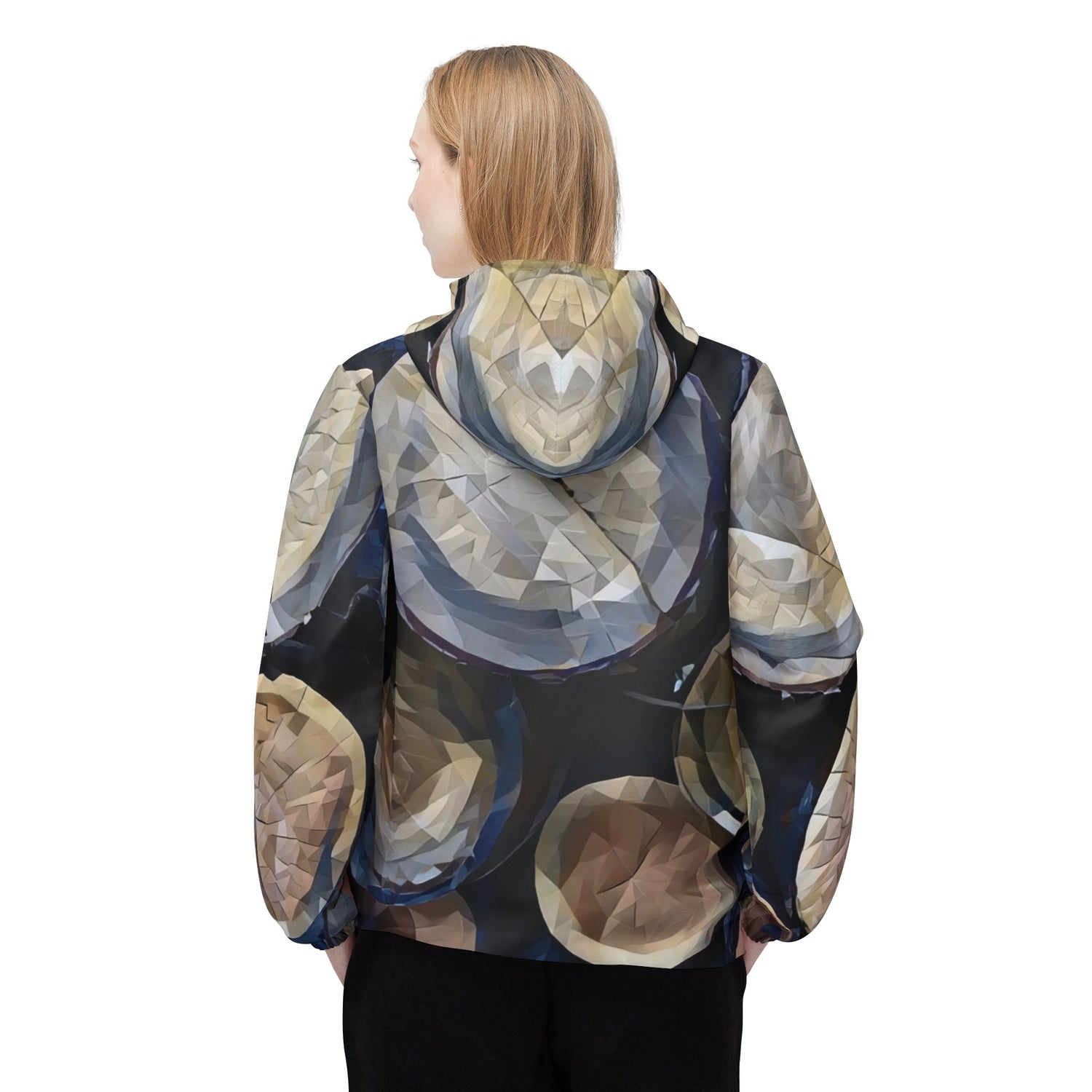 Windbreaker Jacket - Poly Art - Wooden Trunks (Variant 2)