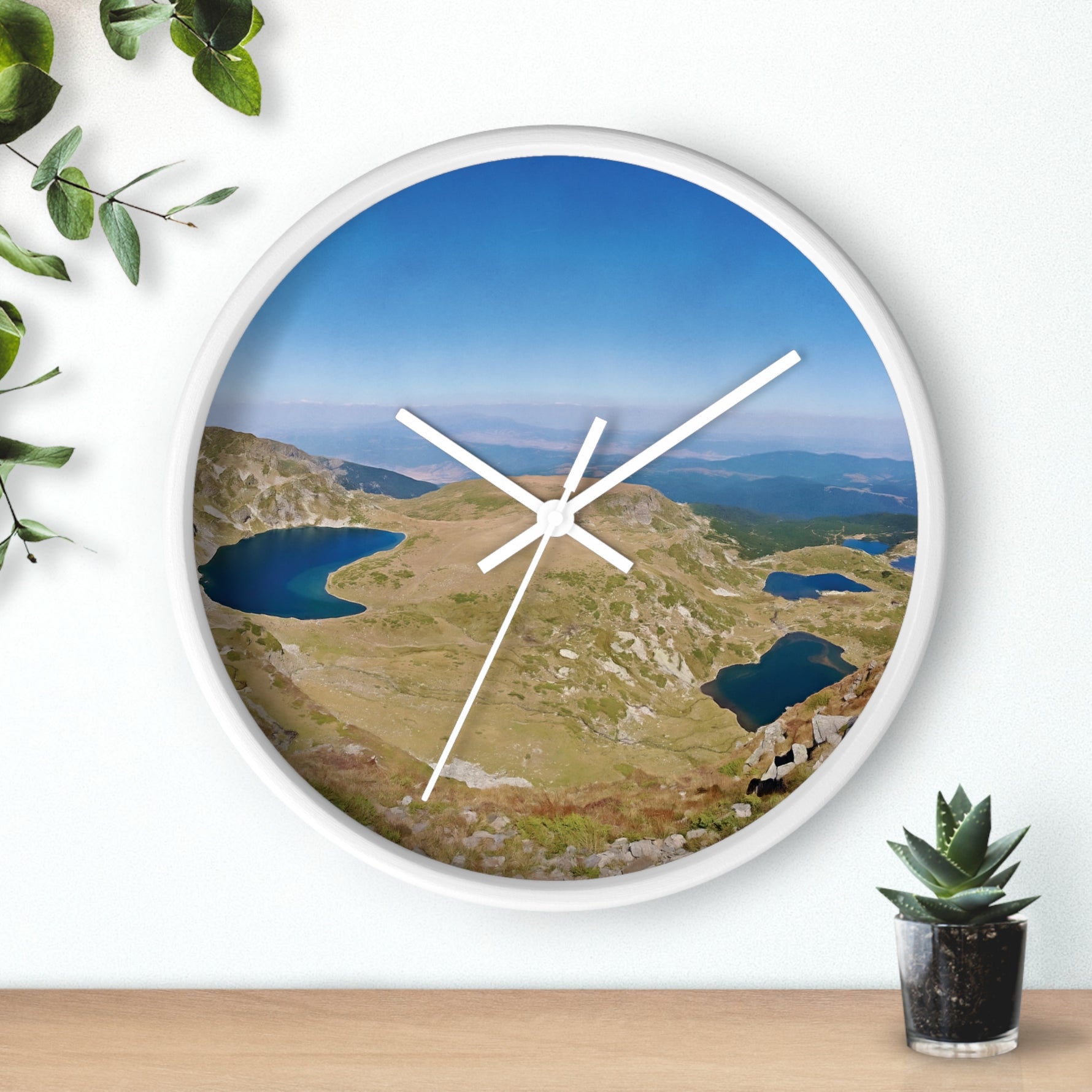 Wall Clock - Rila Lakes, Bulgaria (Variant 2)