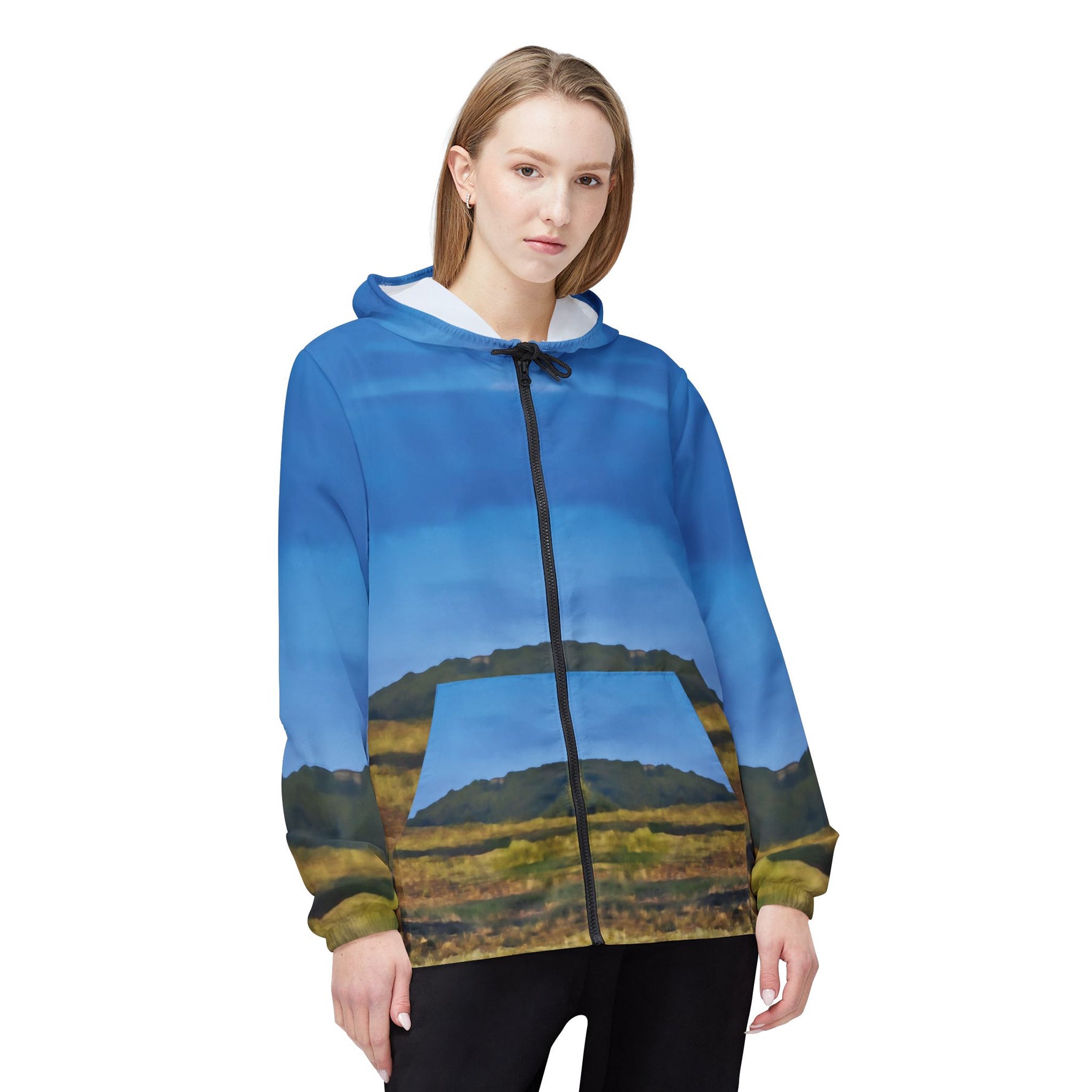 Windbreaker Jacket - Tuscan Landscape (Variant 1)