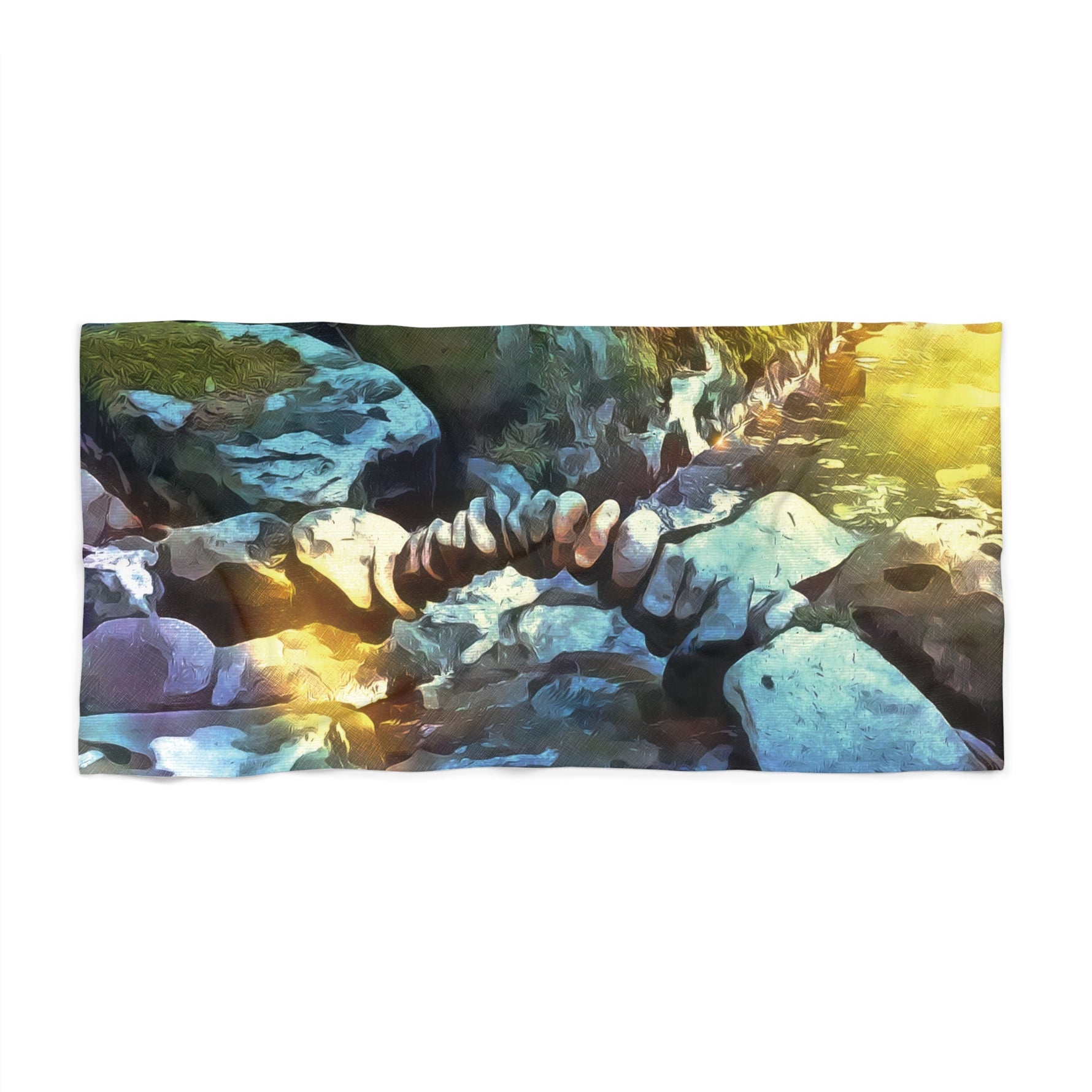 Beach Towel – Stone Balance (Variant 2)