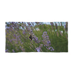 Beach Towel – Flower of Lavender and Bombus (Variant 2)