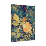 Stretched Matte Canvas - Poly Art - Flower of Rose (Variant 2)
