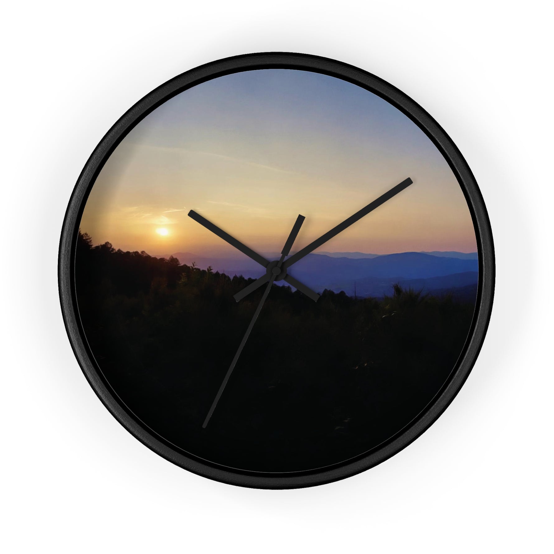 Wall Clock - Sunset Sky (Variant 2)