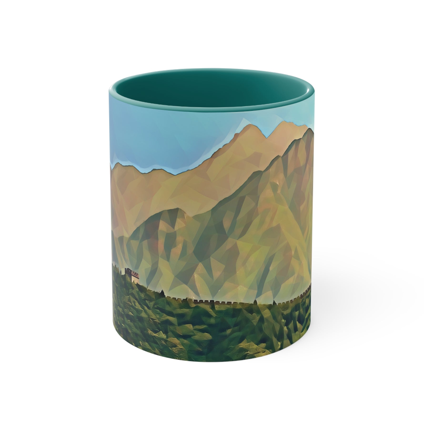 Mug 11oz - Poly Art - China's Great Wall (Variant 1)