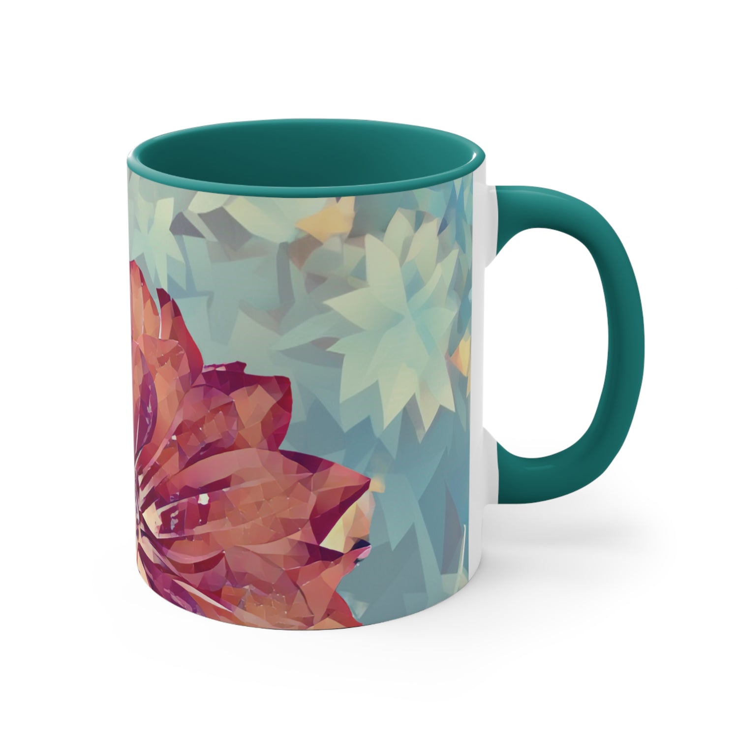 Mug 11oz - Poly Art - Flower of Dahlia (Variant 1)
