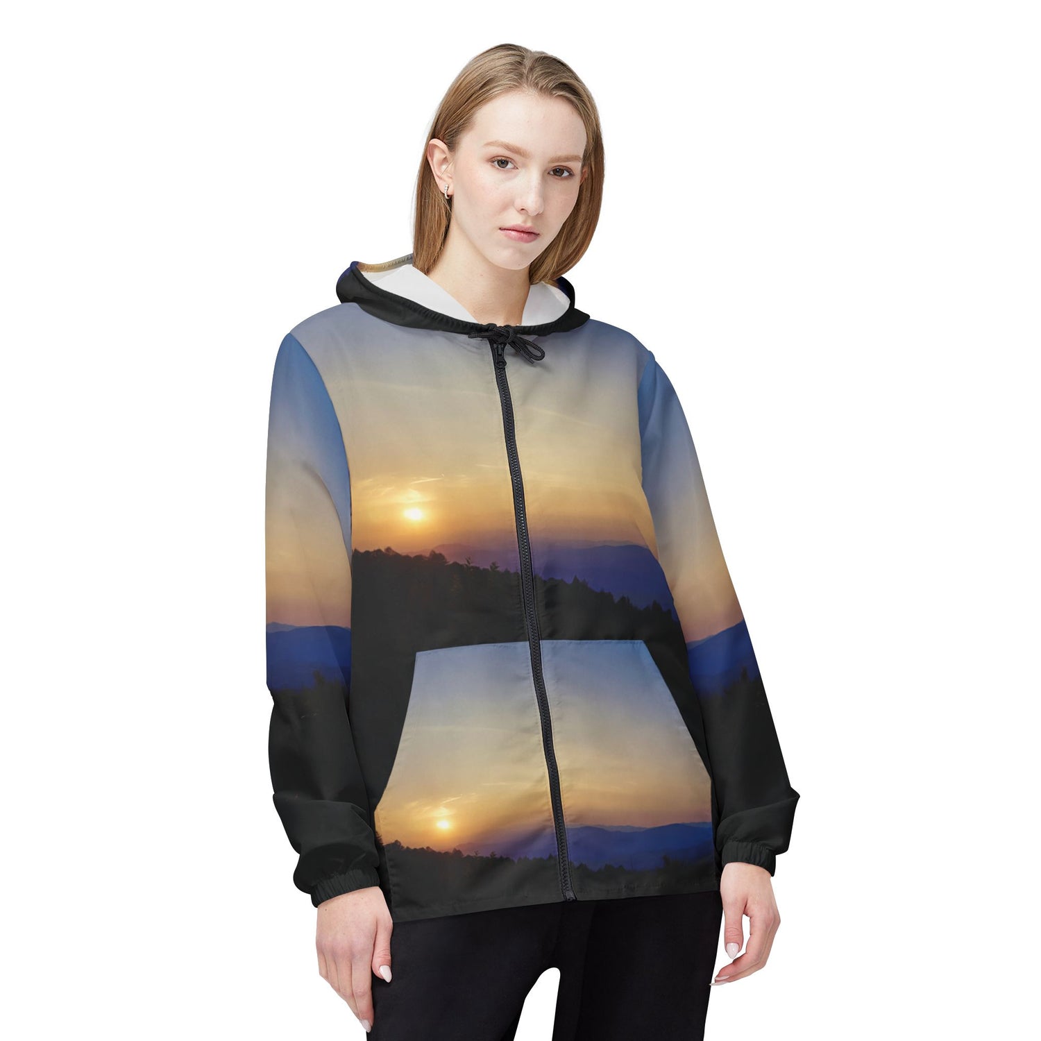 Windbreaker Jacket - Sunset Sky (Variant 1)