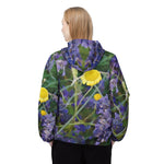 Windbreaker Jacket - Flower of Lavender and Chamomile