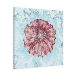Stretched Matte Canvas - Poly Art - Flower of Dahlia (Variant 2)