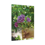 Stretched Matte Canvas - Flower of Rose, small bouquet