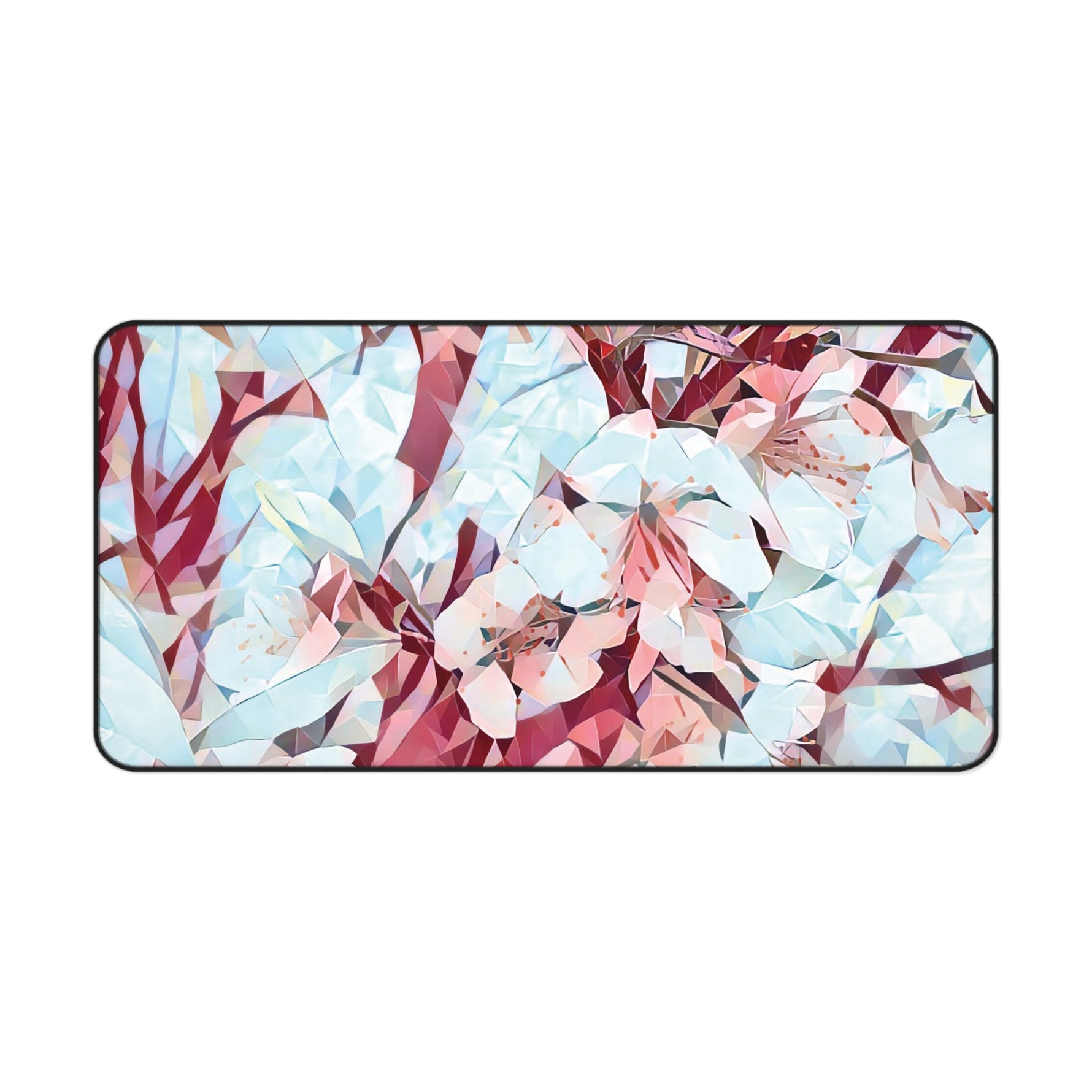 Desk Mat - Poly Art - Apple's Tree Flower (Variant 4)