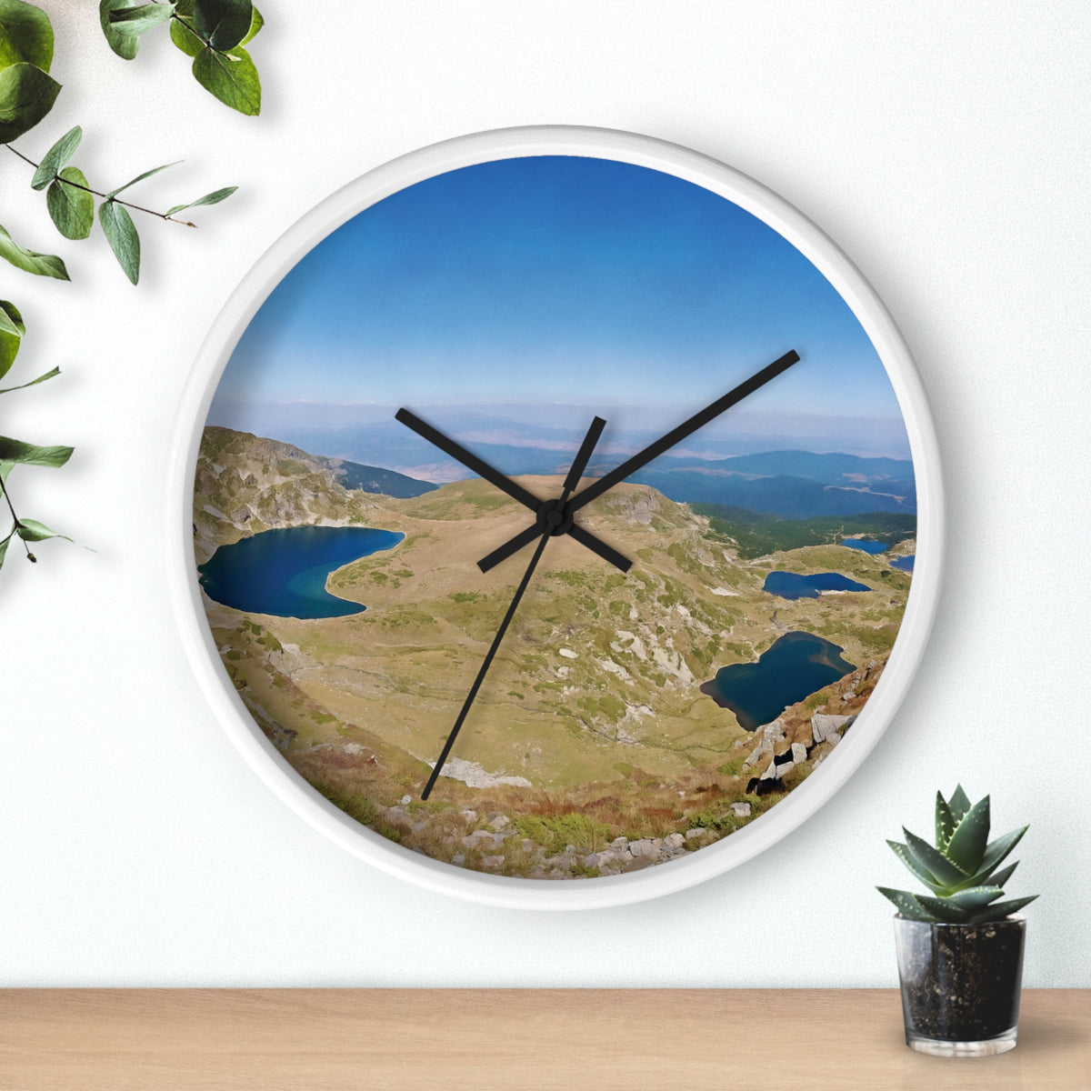 Wall Clock - Rila Lakes, Bulgaria (Variant 2)