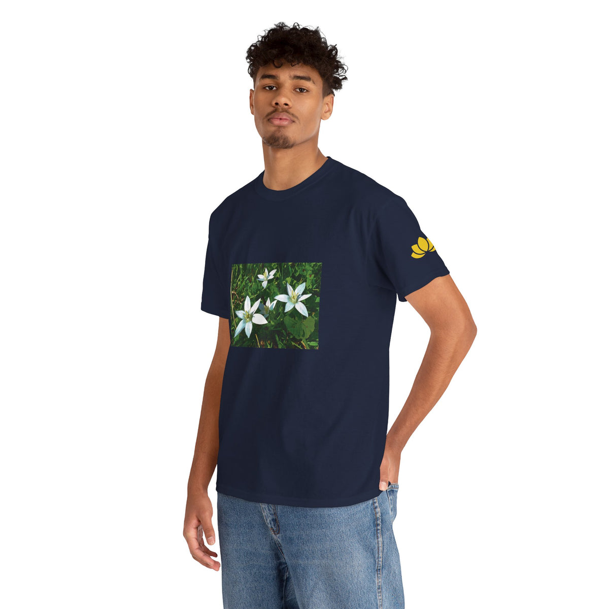 Unisex Heavy Cotton Tee - Flower of Ornithogalum