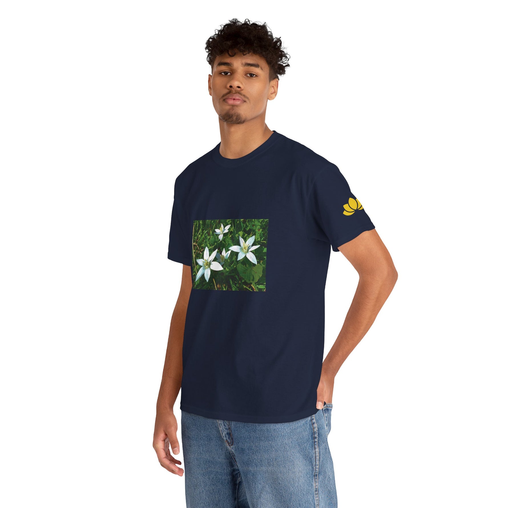 Unisex Heavy Cotton Tee - Flower of Ornithogalum