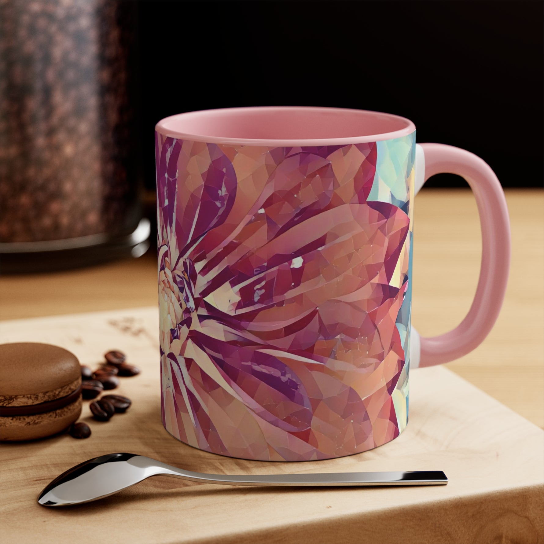 Mug 11oz - Poly Art - Flower of Dahlia (Variant 4)