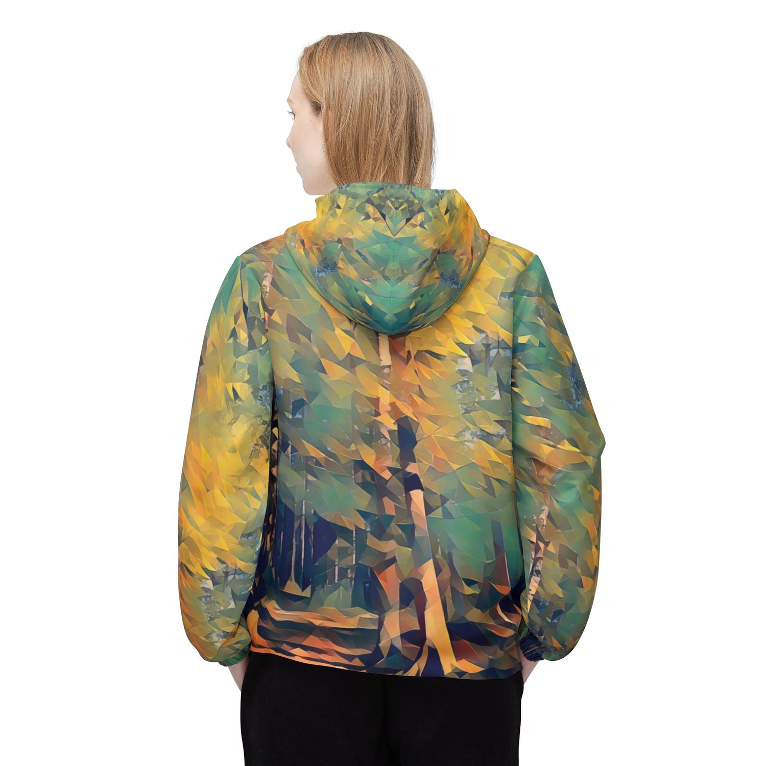 Windbreaker Jacket - Poly Art - Forest (Variant 3)