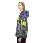 Windbreaker Jacket - Flower of Lavender and Chamomile