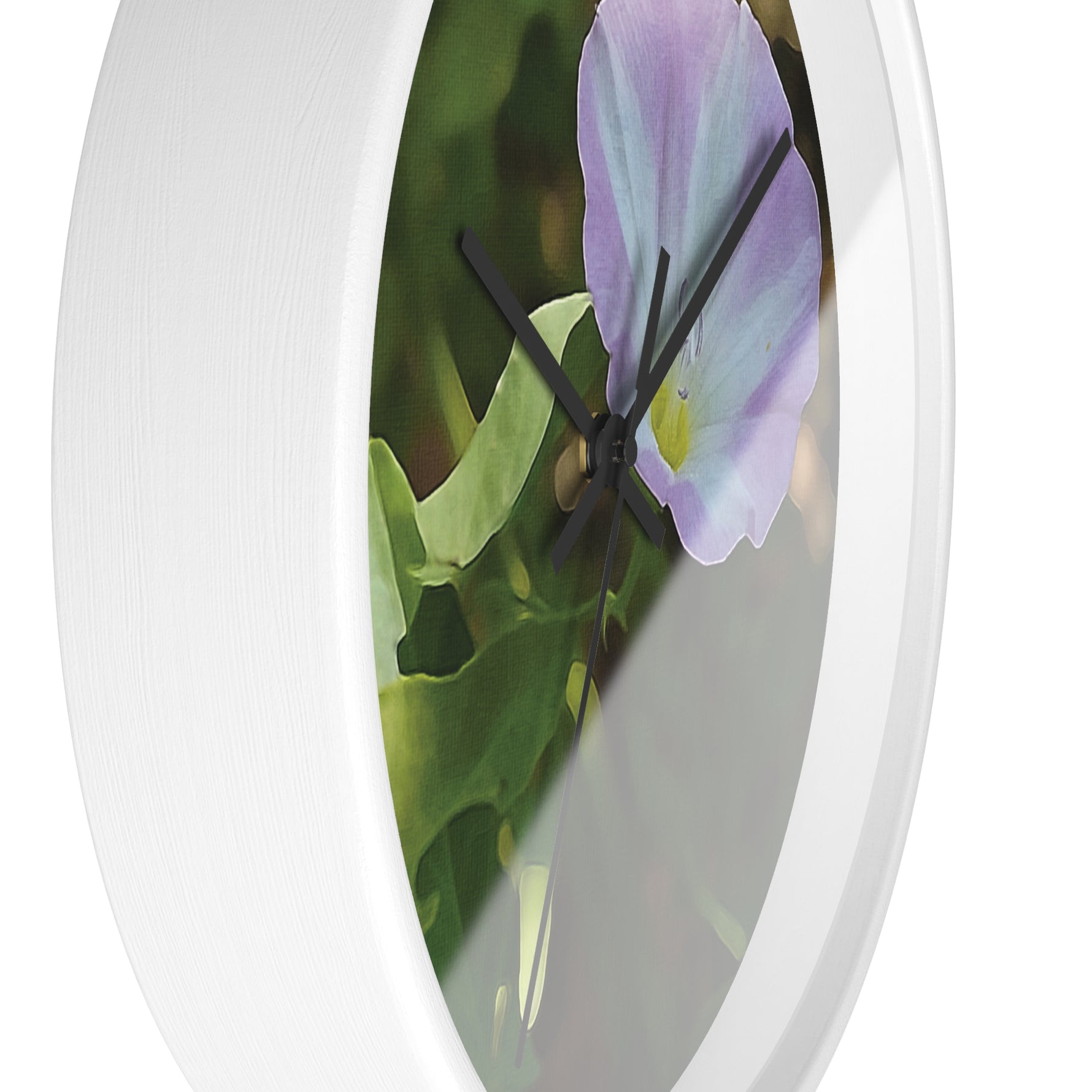 Wall Clock - Flower of Convolvulus Arvensis/Vilucchio