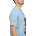 Unisex Heavy Cotton Tee - Poly Art - View from Mont Blanc