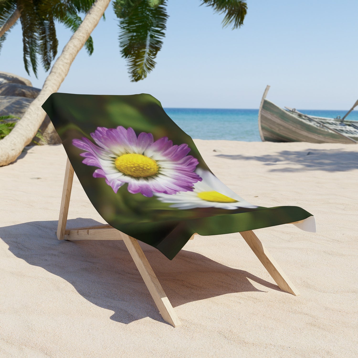 Beach Towel – Flower of Daisies