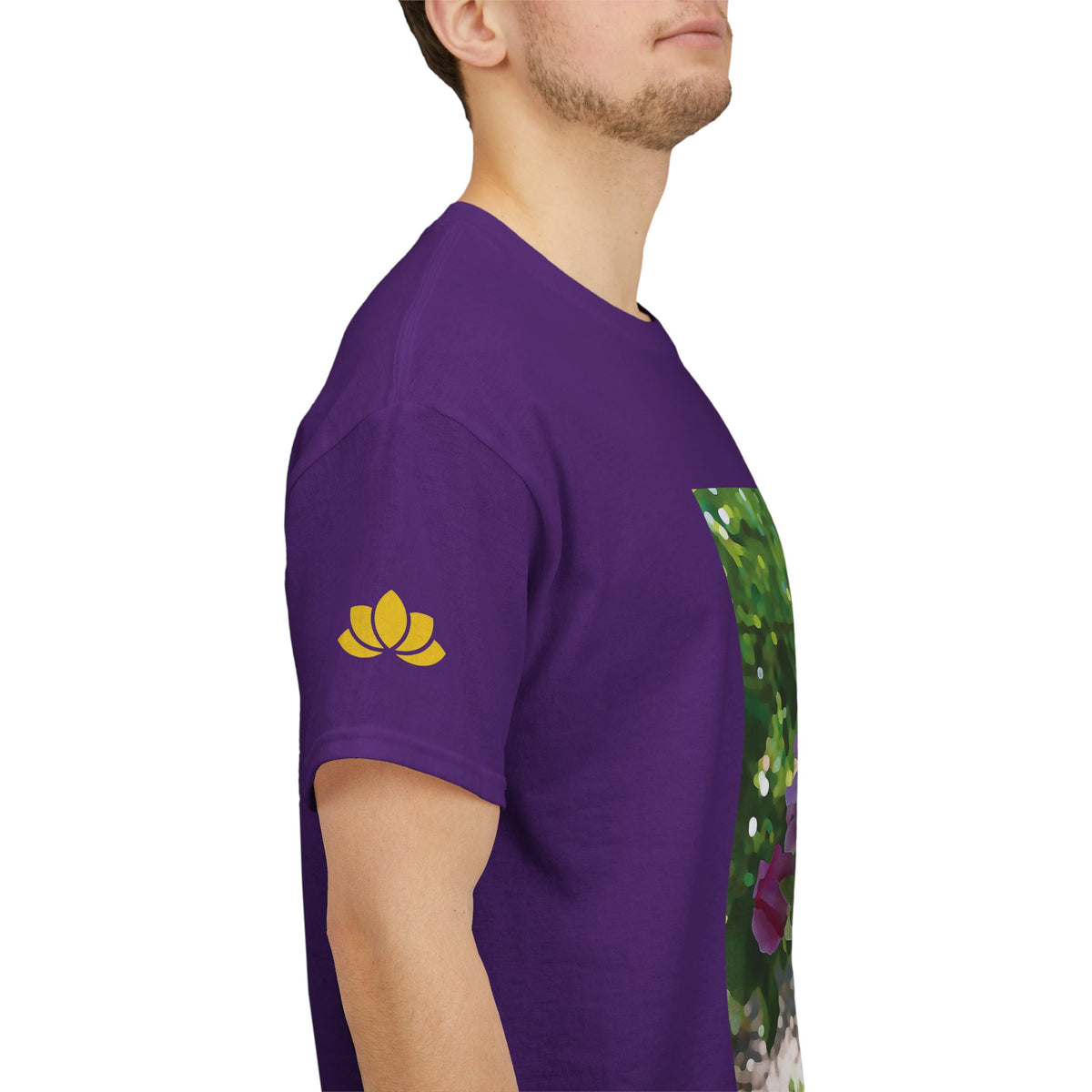 Unisex Heavy Cotton Tee - Flower of Rose, Small Bouquet