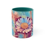 Mug 11oz - Poly Art - Flower of Daisies (Variant 6)