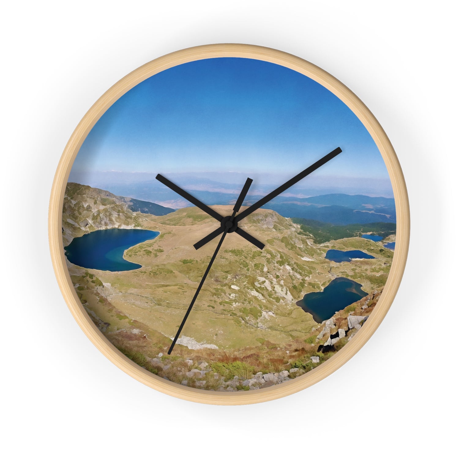 Wall Clock - Rila Lakes, Bulgaria (Variant 2)
