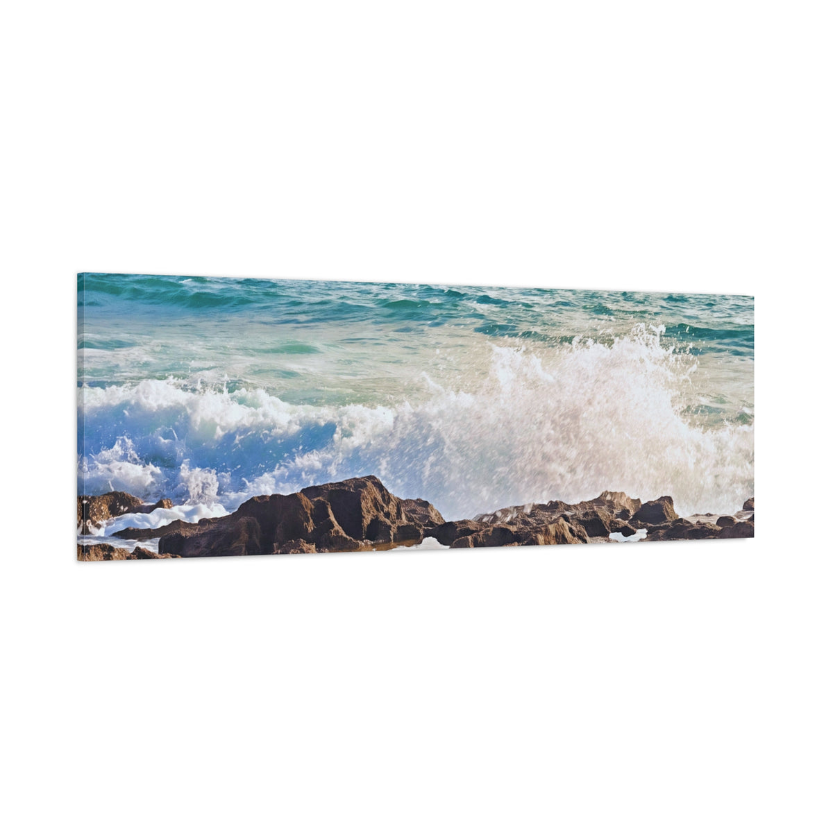 Stretched Matte Canvas - Sea (Variant 09)