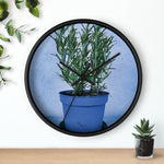 Wall Clock - Rosemary Plant