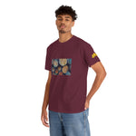Unisex Heavy Cotton Tee - Poly Art - Wooden Trunks (Variant 3)