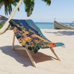 Beach Towel – Poly Art - China's Great Wall (Variant 2)