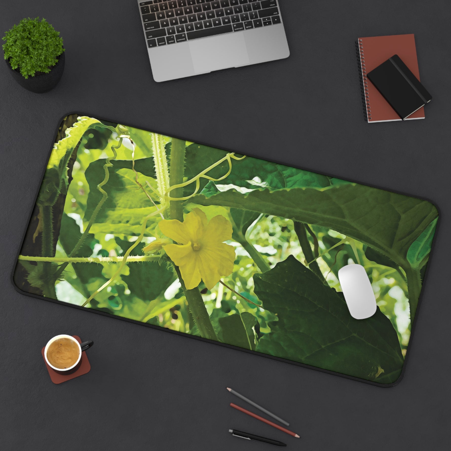 Desk Mat - Flower of Cucumber