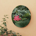 Acrylic Wall Clock - Poly Art - Flower of Lotus (Variant 1)