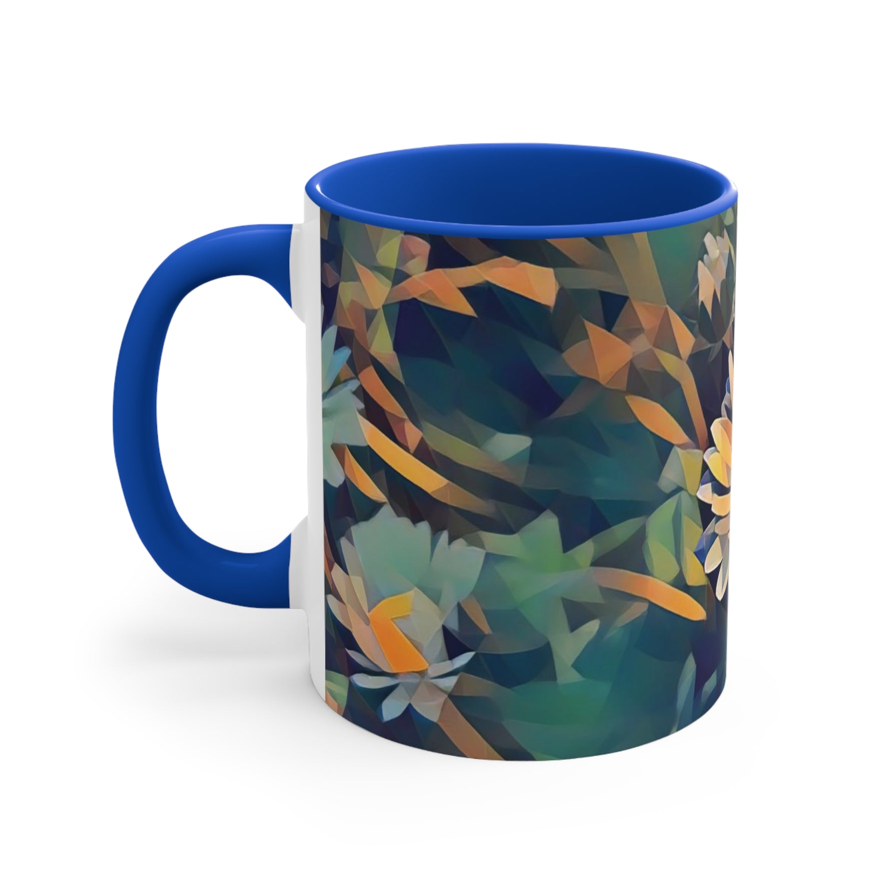 Mug 11oz - Poly Art - Flower of Daisies (Variant 05)
