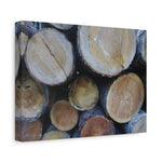 Stretched Matte Canvas - Wooden Trunks (Variant 2)