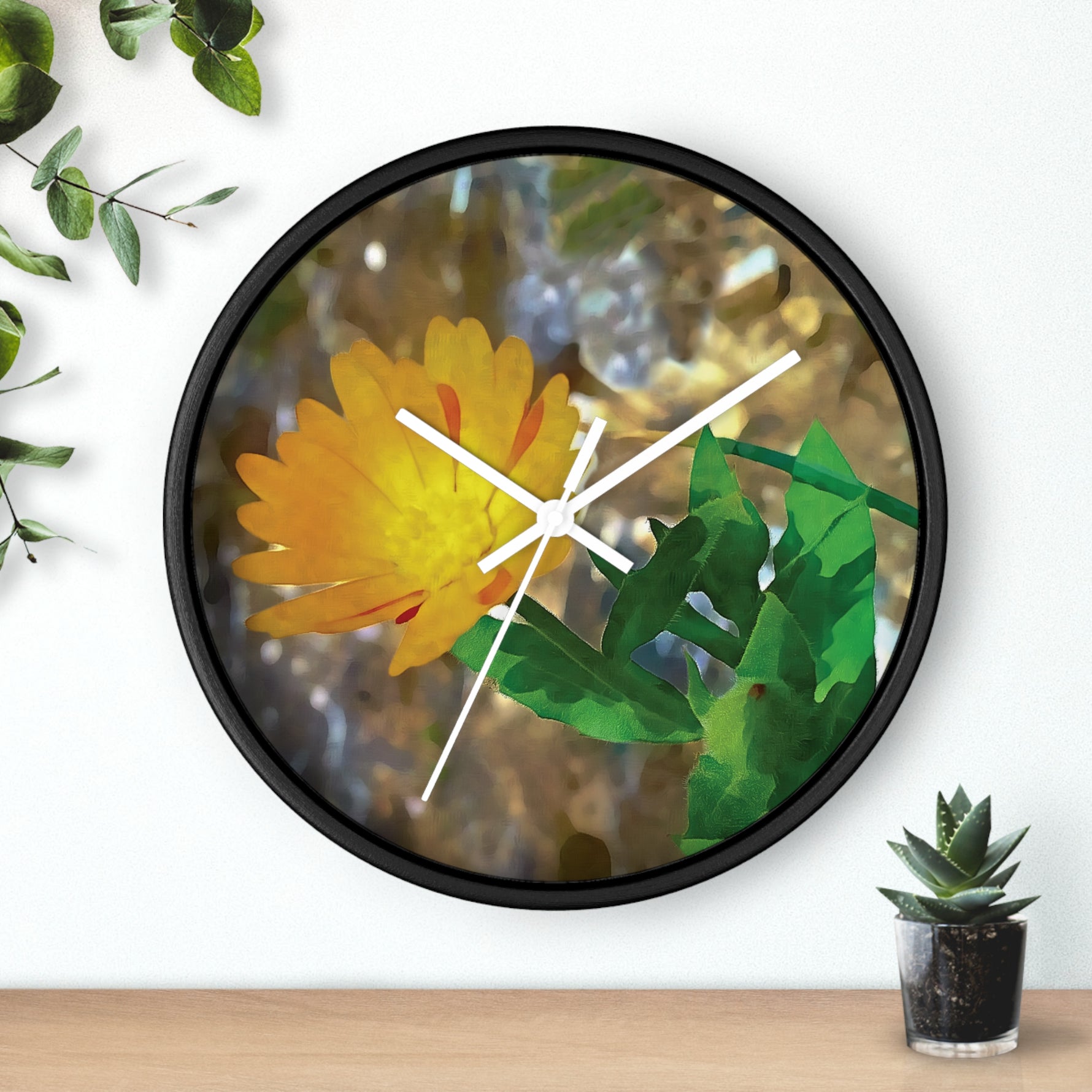 Wall Clock - Flower of Calendula