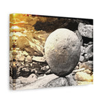 Stretched Matte Canvas - Stone Balance (Variant 1)