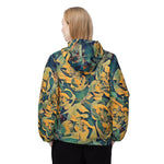 Windbreaker Jacket - Poly Art - Flower of Euphorbia Helioscopia