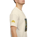Unisex Heavy Cotton Tee - Poly Art - Fir Pinecone