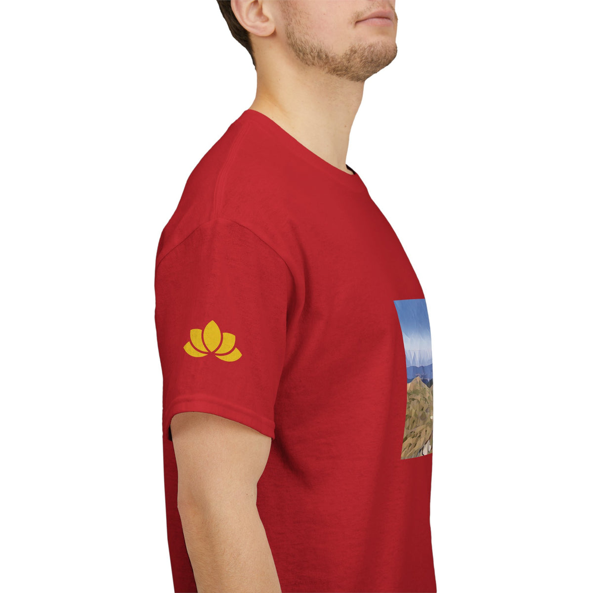 Unisex Heavy Cotton Tee - Poly Art - Rila Lakes