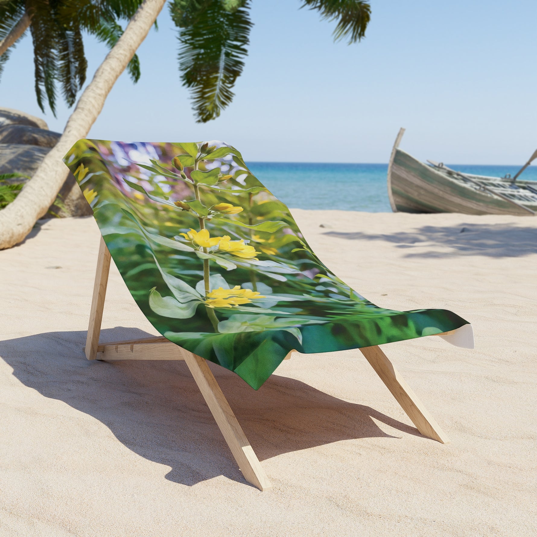 Beach Towel – Flower of Lysimachia (Variant 1)