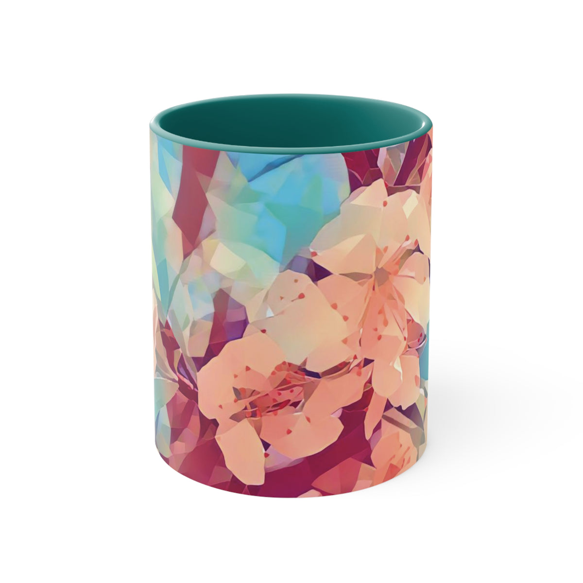 Mug 11oz - Poly Art - Apple's Tree Flower (Variant 3)