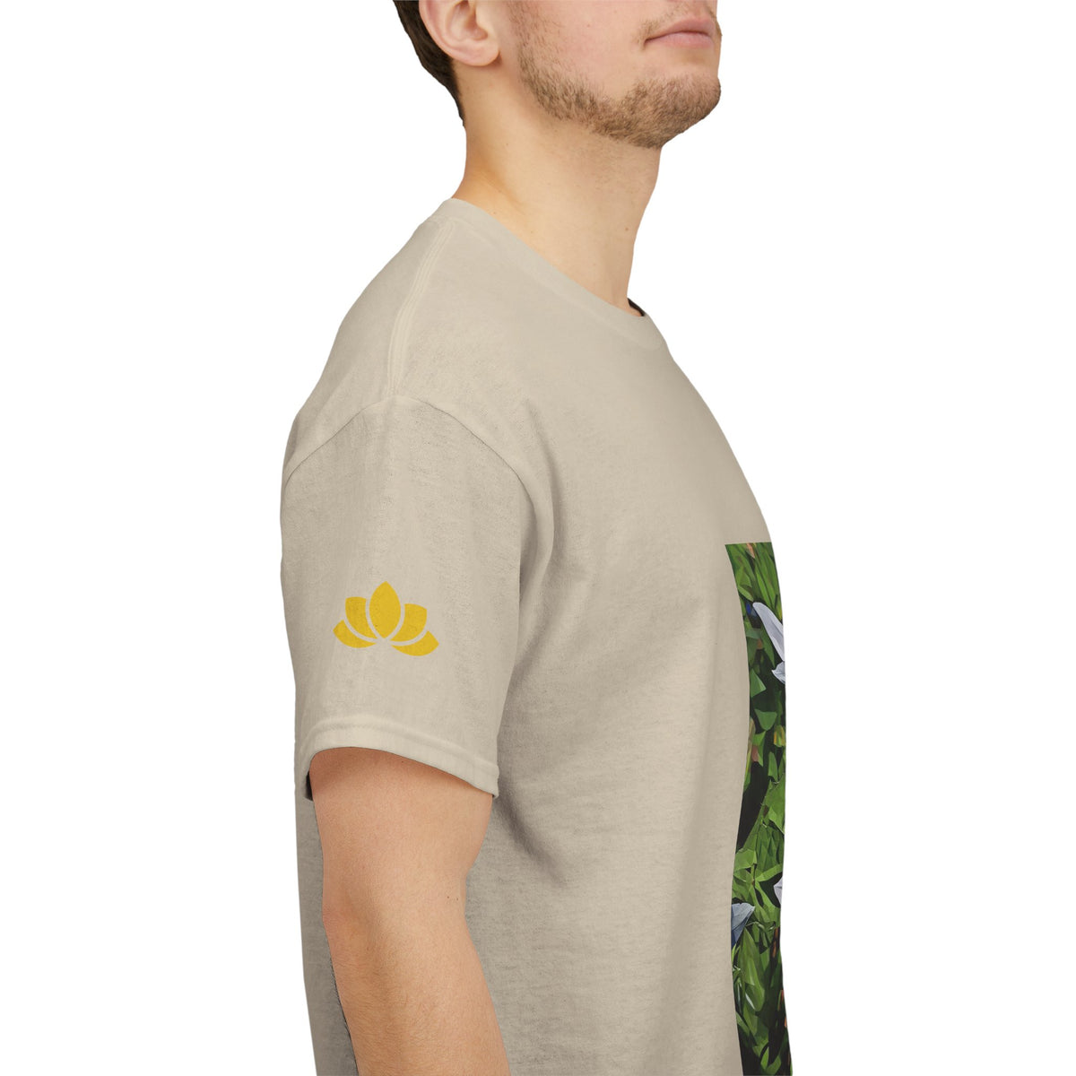 Unisex Heavy Cotton Tee - Poly Art - Flower of Ornithogalum (Variant 1)