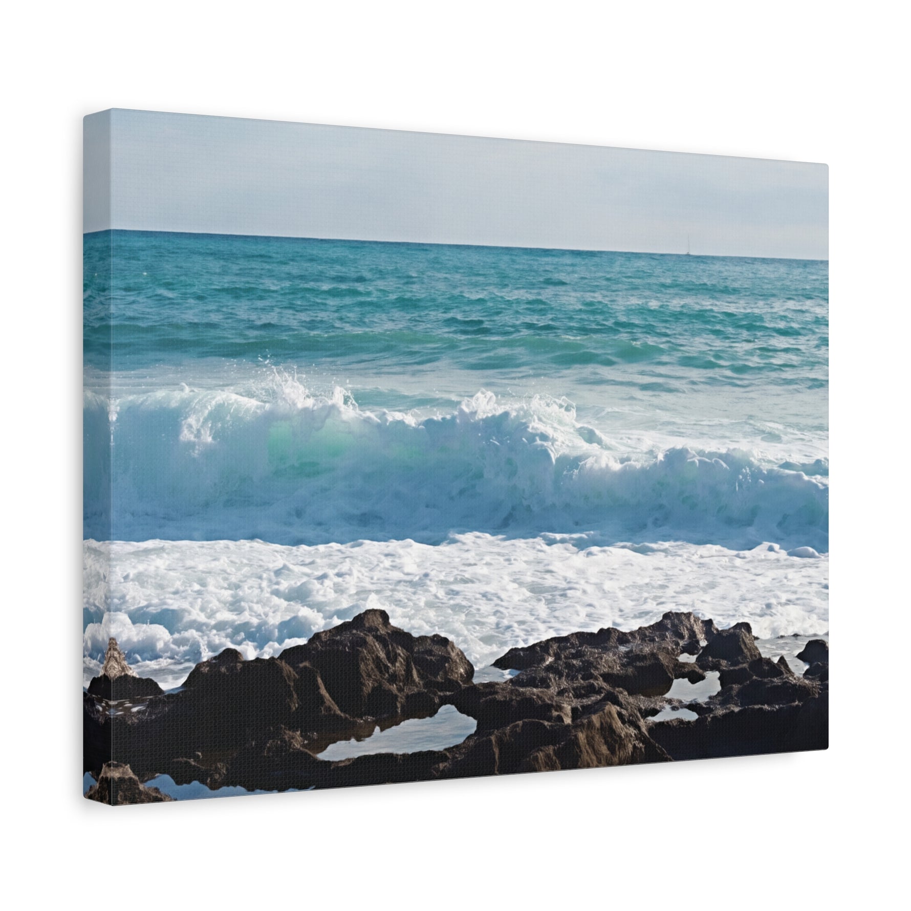 Stretched Matte Canvas - Sea (Variant 11)