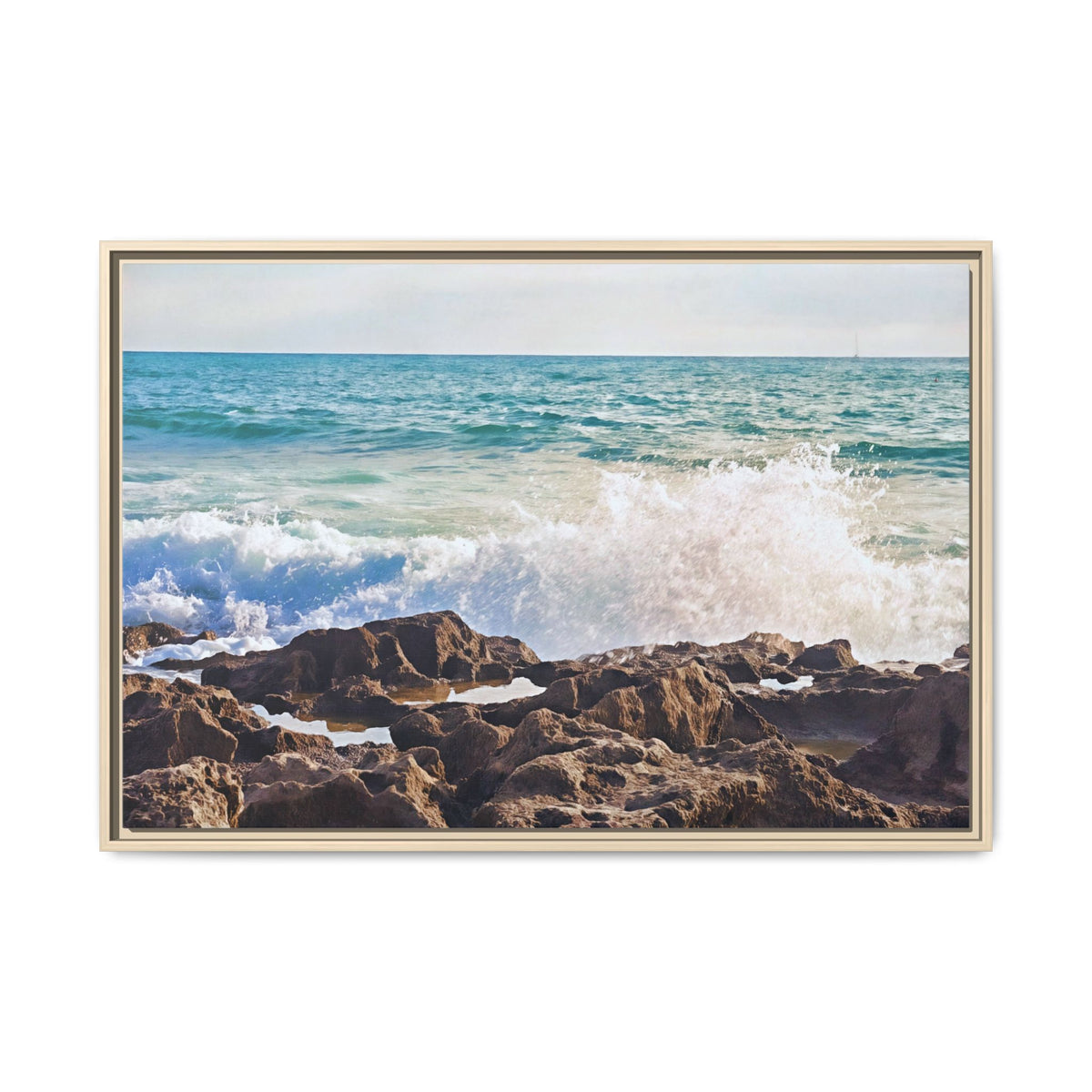 Sea in Motion | Framed Canvas