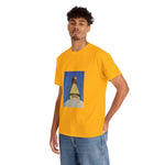 Unisex Heavy Cotton Tee - Nepal, Buddha's Eyes (Variant 1)