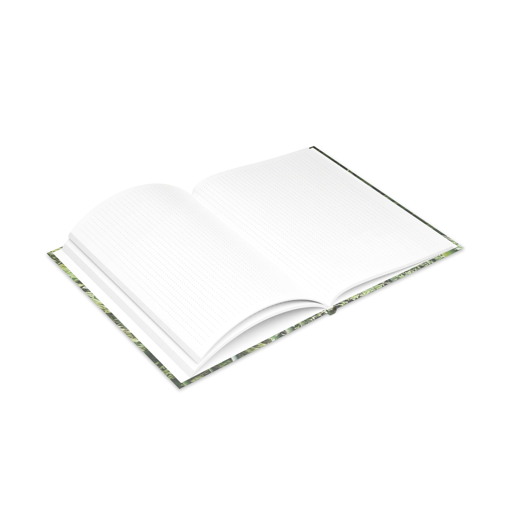 Hardcover Notebook with Puffy Covers - Bamboo Plants (Variant 1)