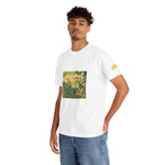 Unisex Heavy Cotton Tee - Poly Art - Rosehip Plant