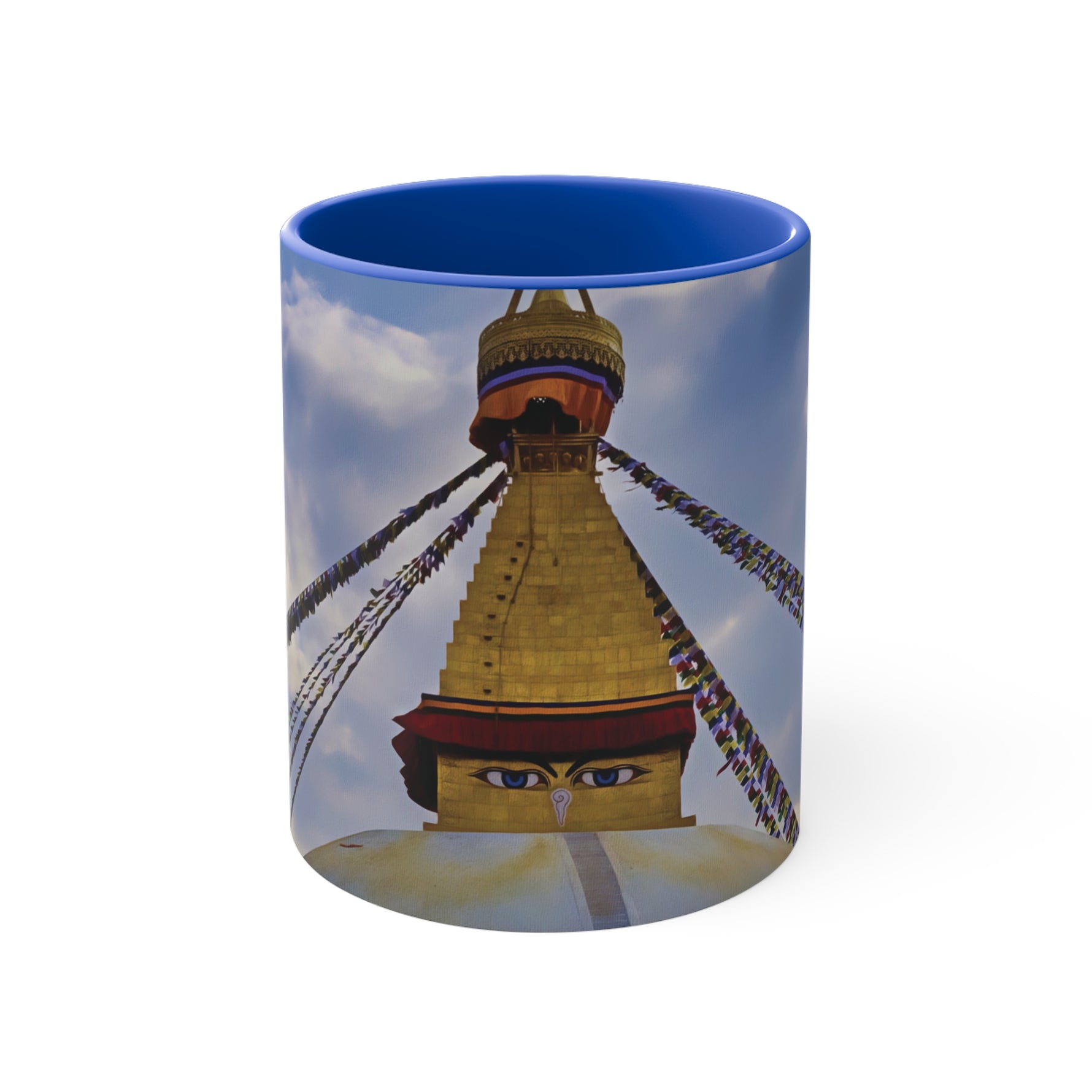 Mug 11oz - Nepal, Stupa with Buddha's Eyes (Variant 5)