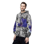 Windbreaker Jacket - Poly Art - Flower of Anemone