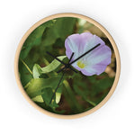 Wall Clock - Flower of Convolvulus Arvensis/Vilucchio